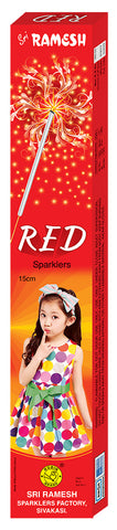 Red 15 cm Sparklers (Set of 5 Boxes)