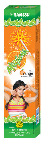 Mirindaa Orange 10 cm Sparklers (Set of 5 Boxes)