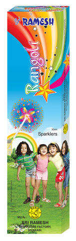 Rangoli Collections - 30 cm Sparklers (Set of 3 Tubes)
